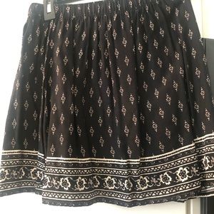 Hollister patterned skirt
